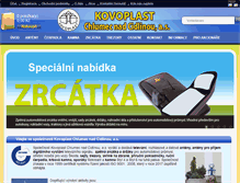 Tablet Screenshot of kovoplast.cz